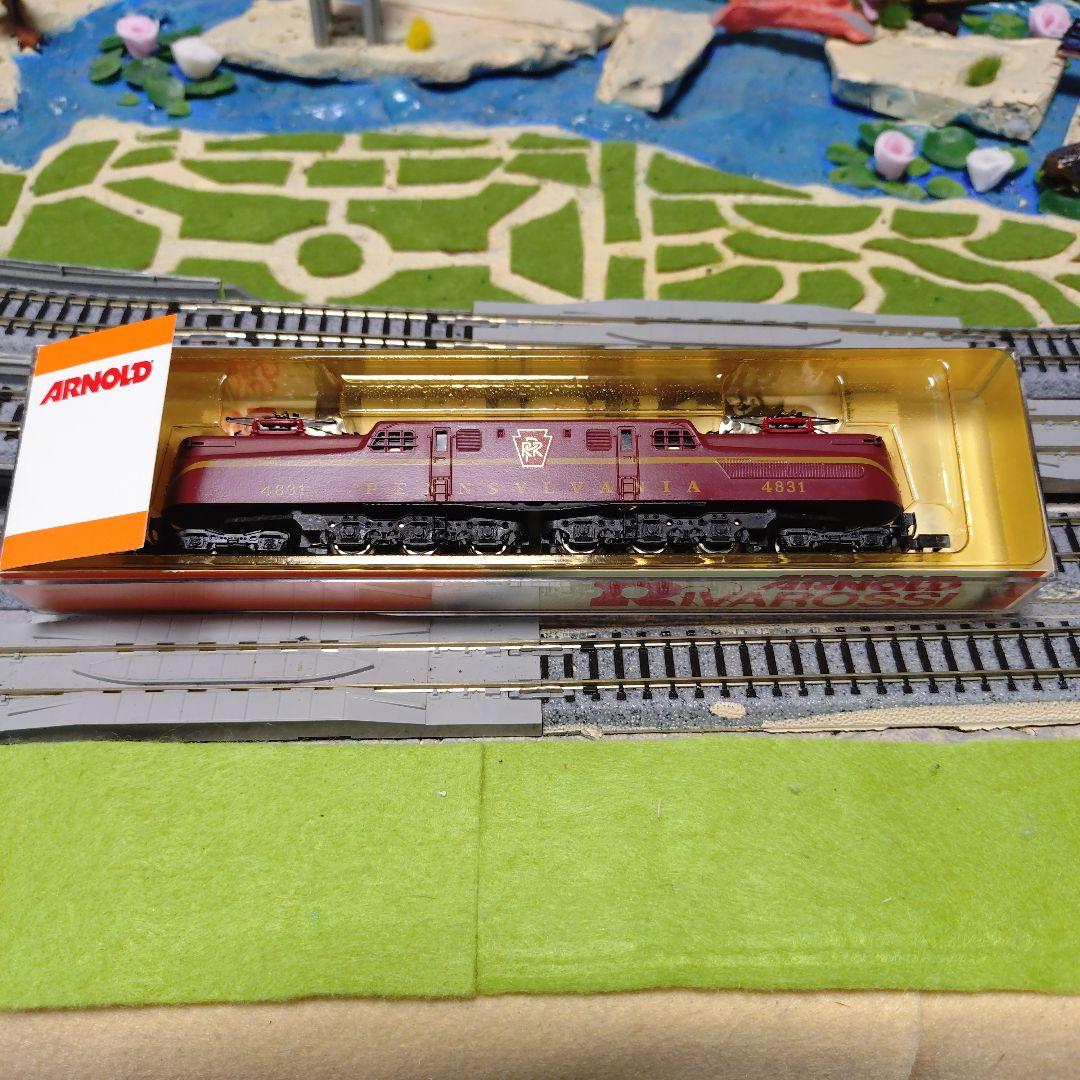 Nゲージ ペンシルバニア鉄道GG1型電気機関車 ARNOLD/RIVAROSSI - メルカリ