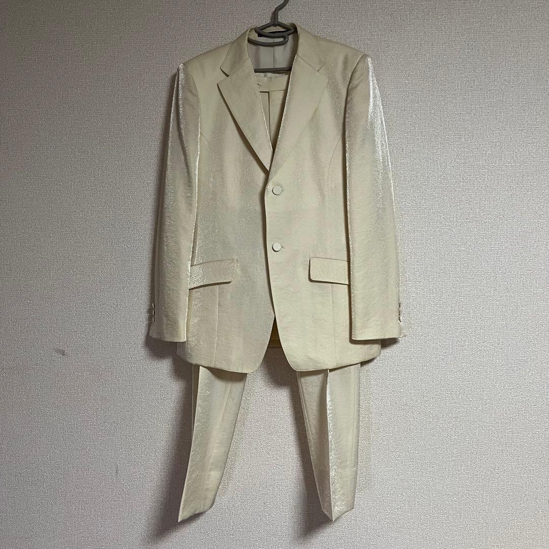 ジャンポールゴルチエ オム オブジェ【極美品】光沢スーツ