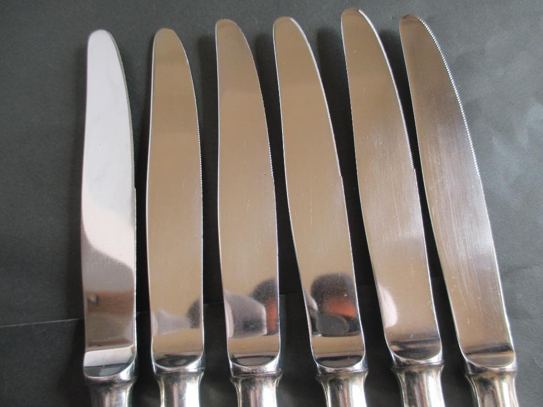 ☆仏蘭西銀器クリストフルシルバー ディナーナイフ6本 クリストフル