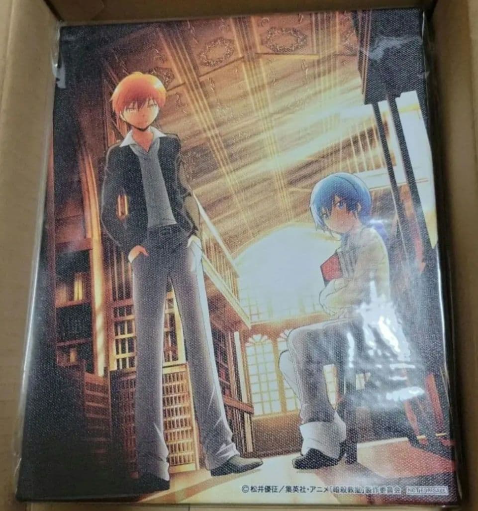 暗殺教室 キャンバスアート DVD・Blu-ray 全巻購入特典 渚 カルマ 業