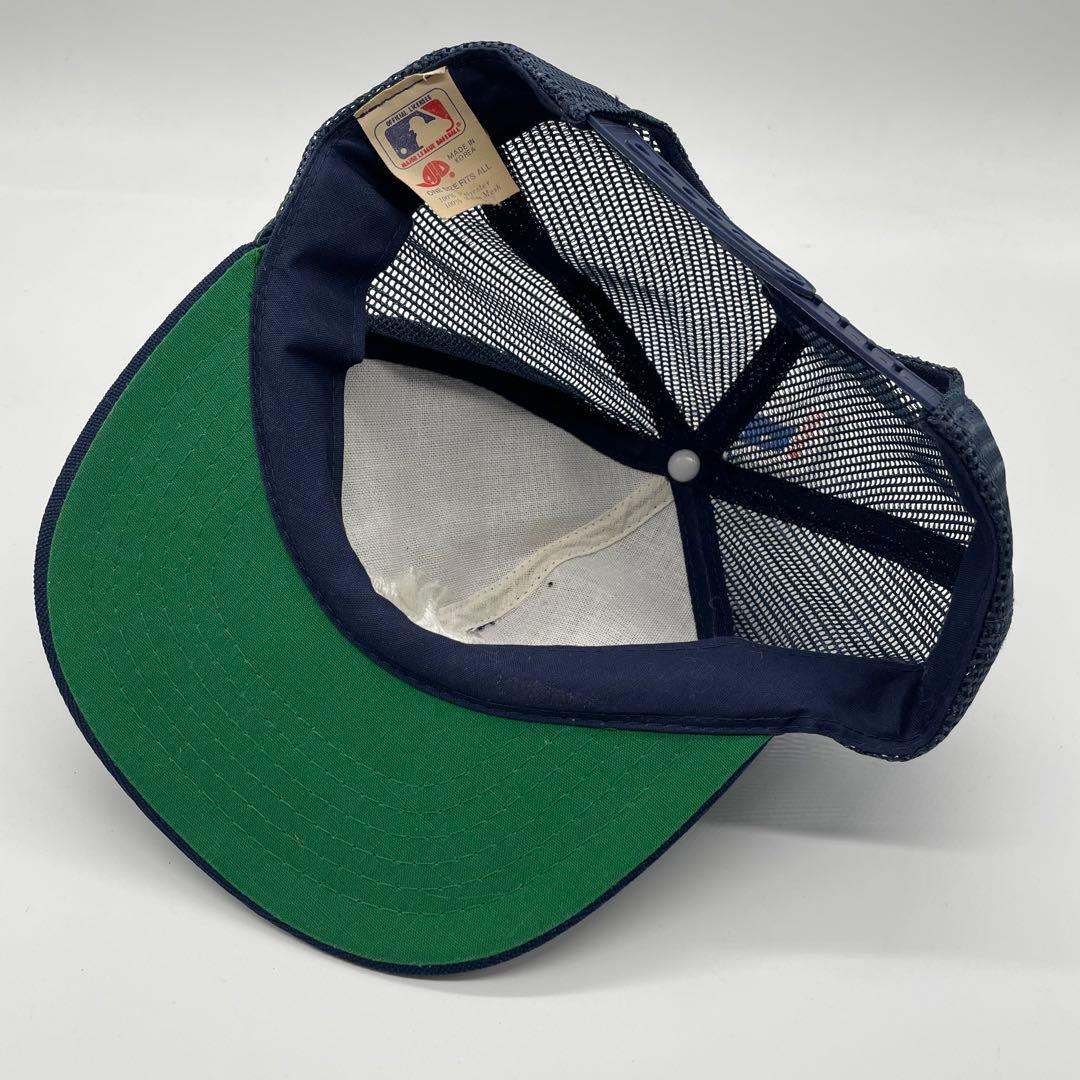 超希少】80s ヤンキース メッシュキャップ AJD つば裏緑 デッド