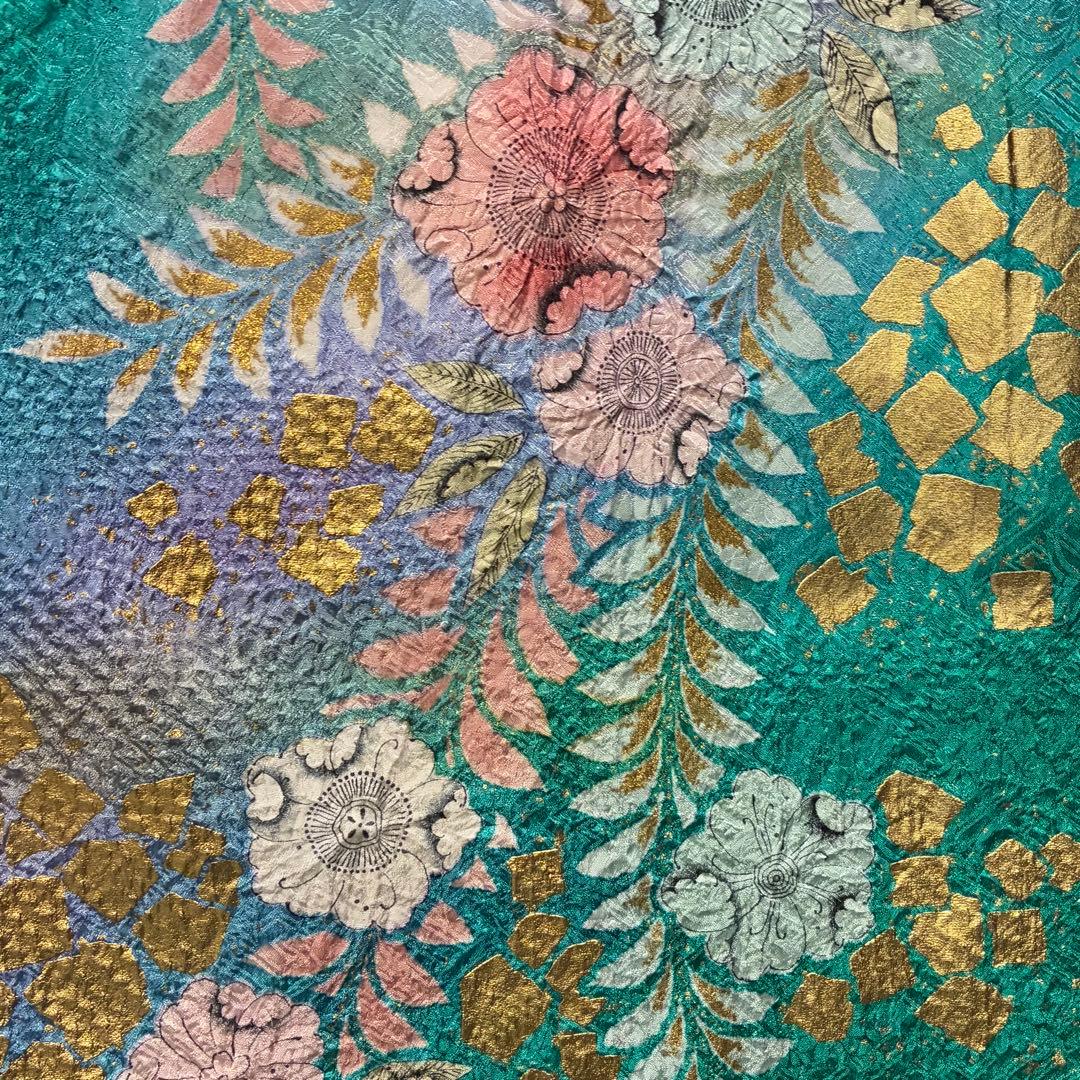 D166 振袖 藤娘きぬたや やまと誂製 総絞り 辻ヶ花 正絹 着物 袷 極美