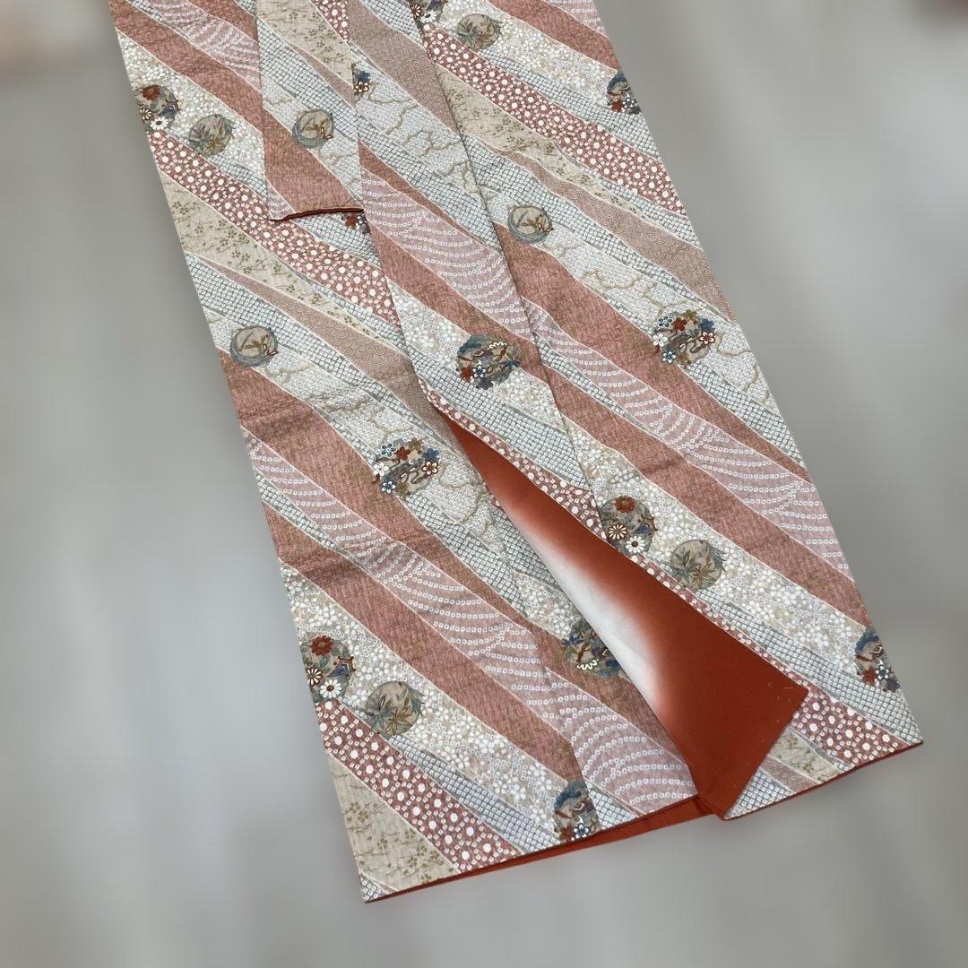 新品しつけ糸付き 小紋 正絹 帯セット - メルカリ