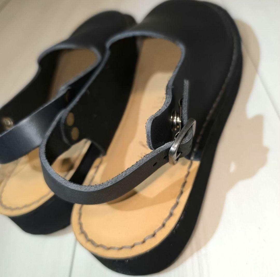 Organic Handloom サボ クロッグ レザーサンダル 24.0cm