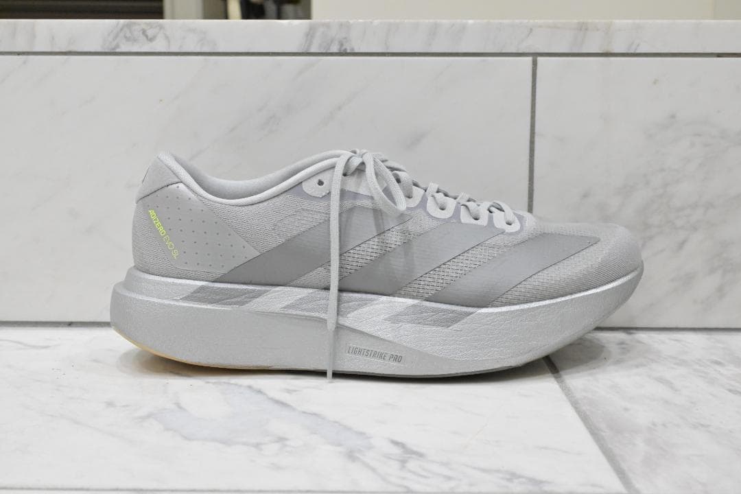 値下げ　美品　アディダス ADIZERO EVO SL 27.0cm シルバー
