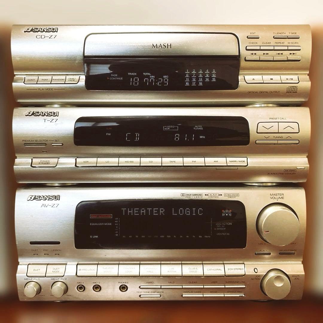 SANSUI CDコンポ Z7シリーズ - メルカリ