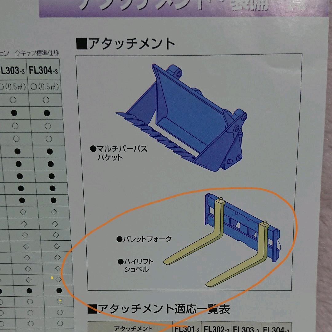 フルカワミニホイールローダのパレットフォーク - メルカリ