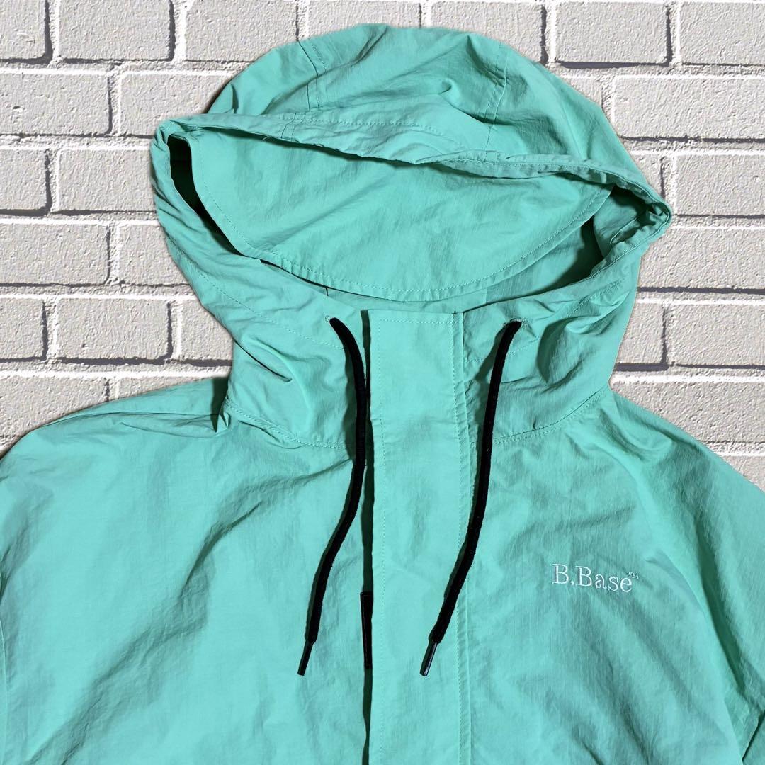 美品】BrokenBase ナイロンテックアノラックパーカー M グリーン