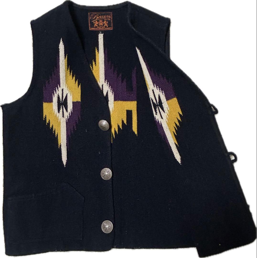 BEAMS 東洋 インド製 CHIMAYO ラグ チマヨ ベスト コンチョ - メルカリ