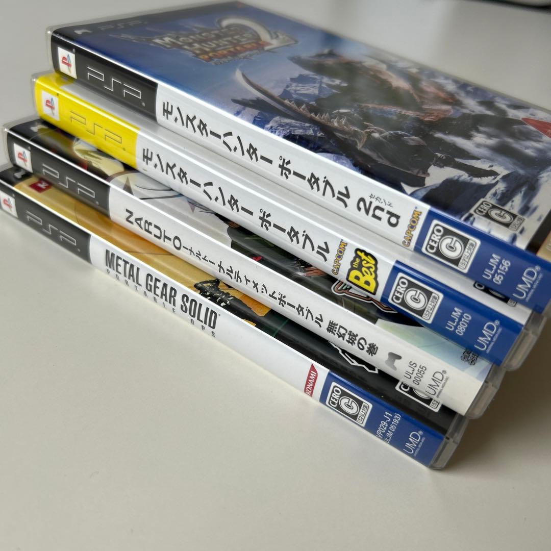 PSPソフトまとめ売り4本 - メルカリ