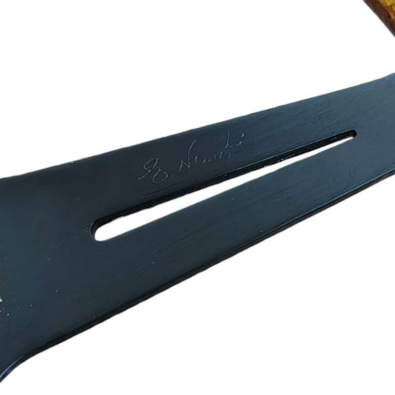 ★廃盤希少★ナルディ クラシックウッドステアリング ブラックスポーク　36.5Φ