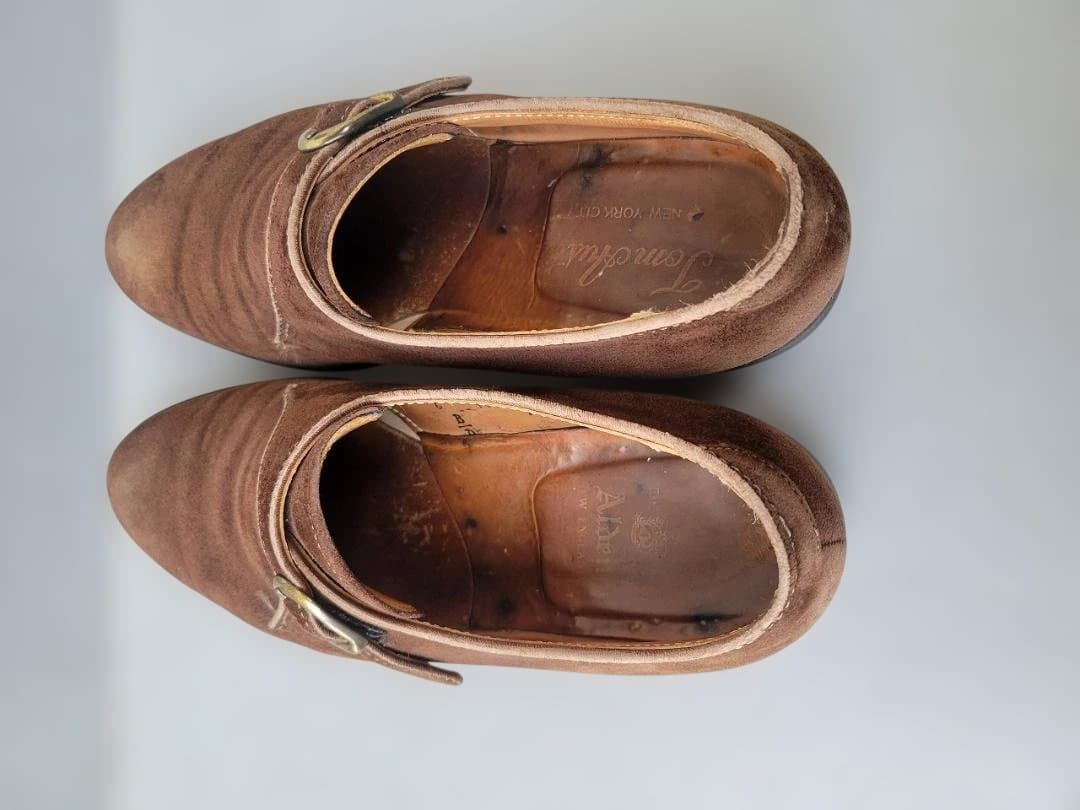 ALDEN モンクストラップ スエード Aberdeen 6B/D 25cm - メルカリ