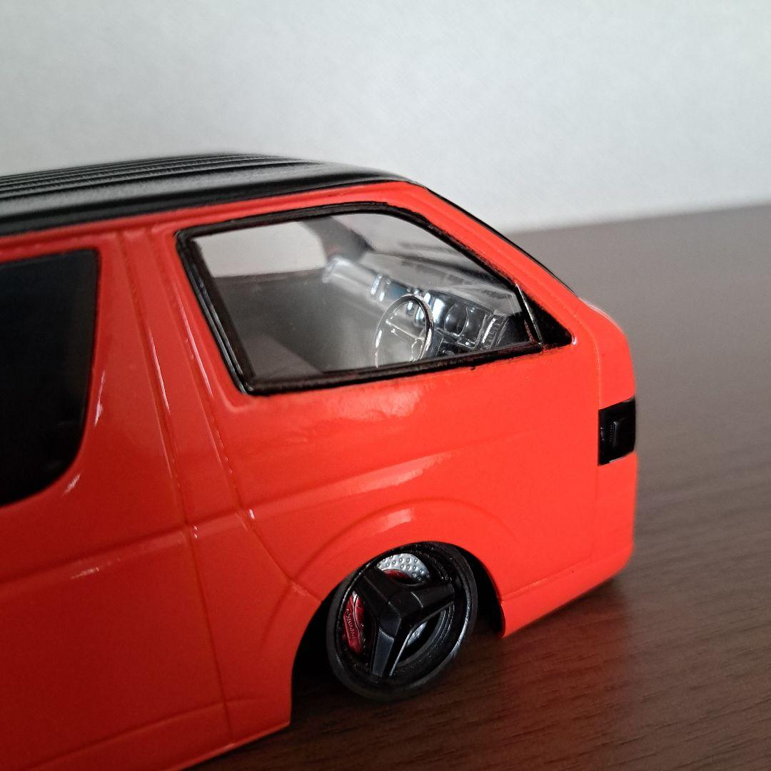 アオシマハイエースプラモデル1/24フルカスタム - メルカリ