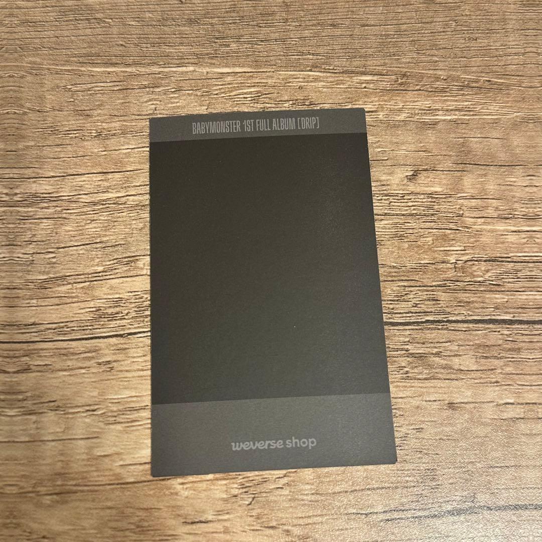 BABYMONSTER ベビモン DRIP weverse 当選 トレカ パリタ - メルカリ