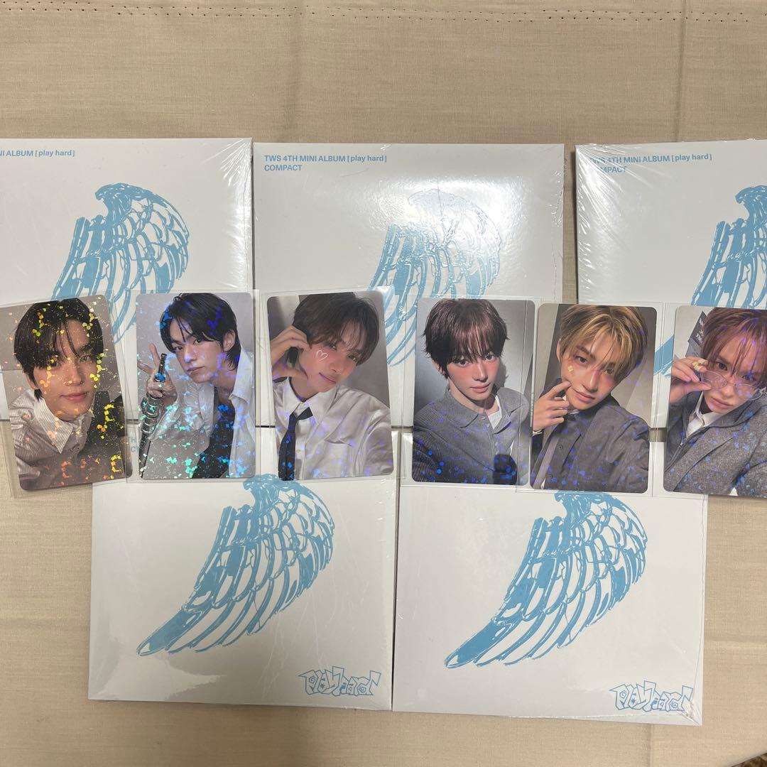 TWS playhard compact 新品未開封 5枚セット 特典トレカ付き - メルカリ