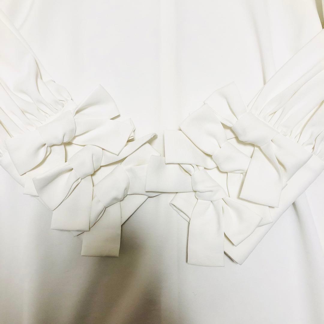 yori shirocon リボンカフスブラウス 長袖 プルオーバーブラウス1