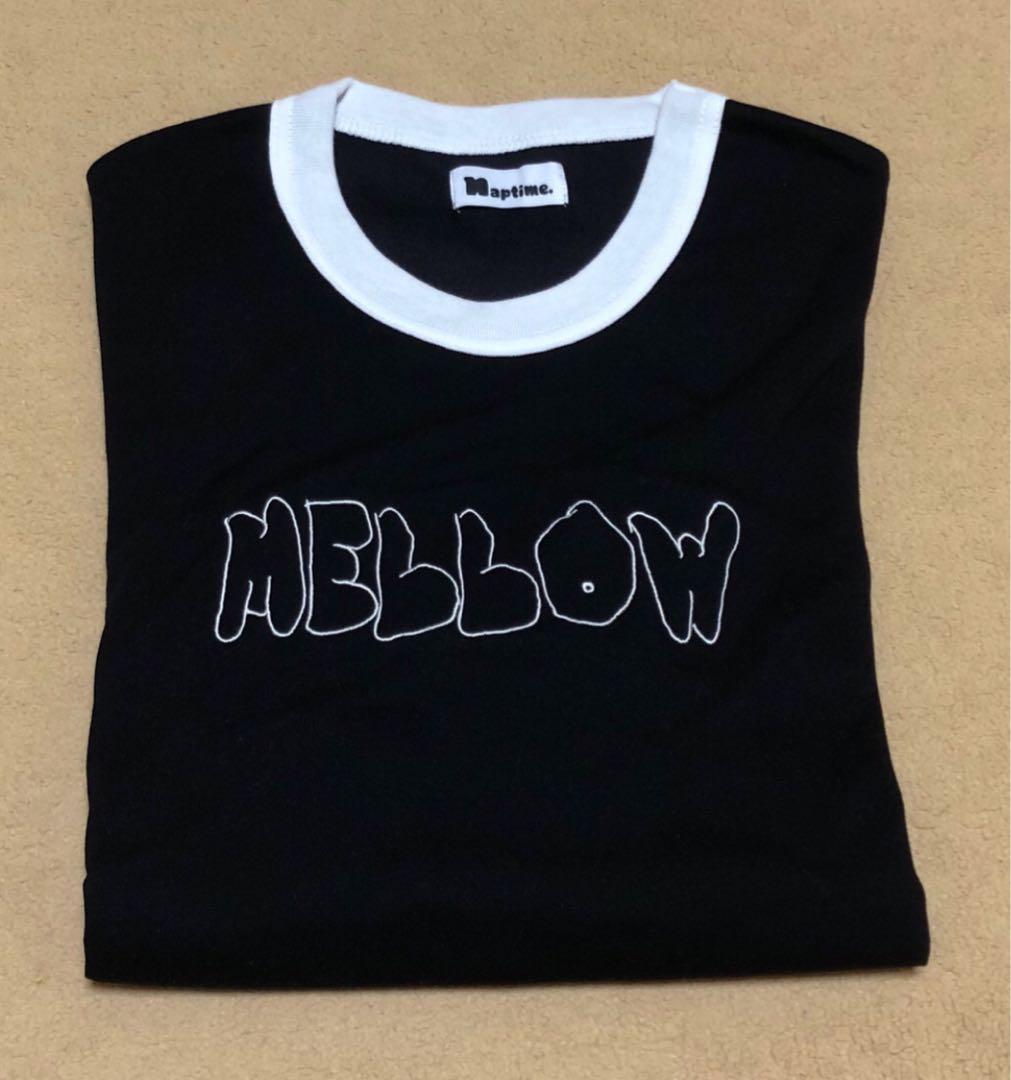 Nissy ブランド naptime リンガー T-SHIRTS-BLACKnissy naptime