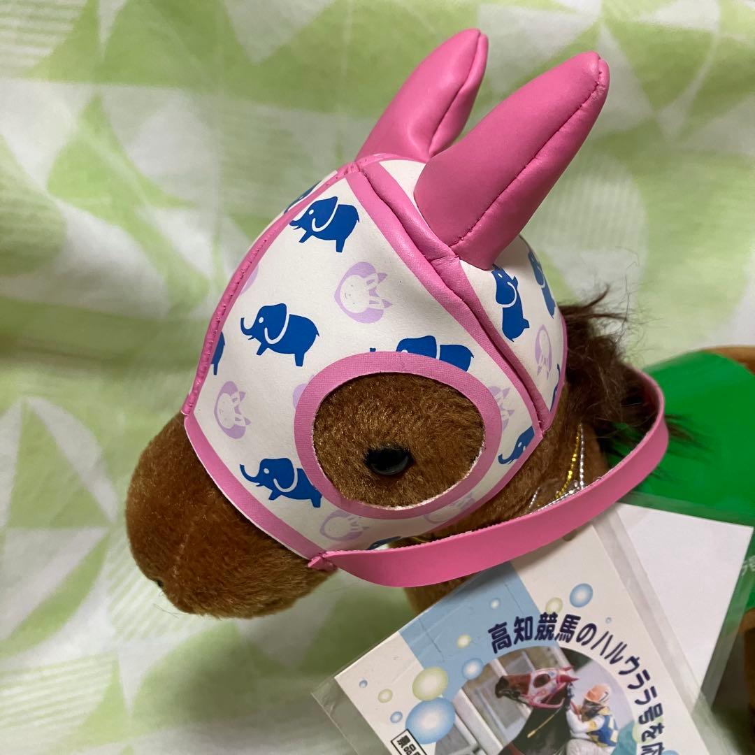 ハルウララ ゼッケン1高知競馬 ぬいぐるみ 応援タグ&単勝タグ付き