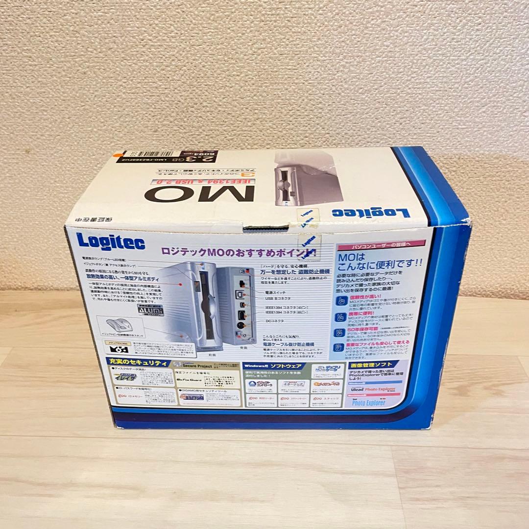 Logitec IEEE1394&USB 2.0外付型MO 2.3GB