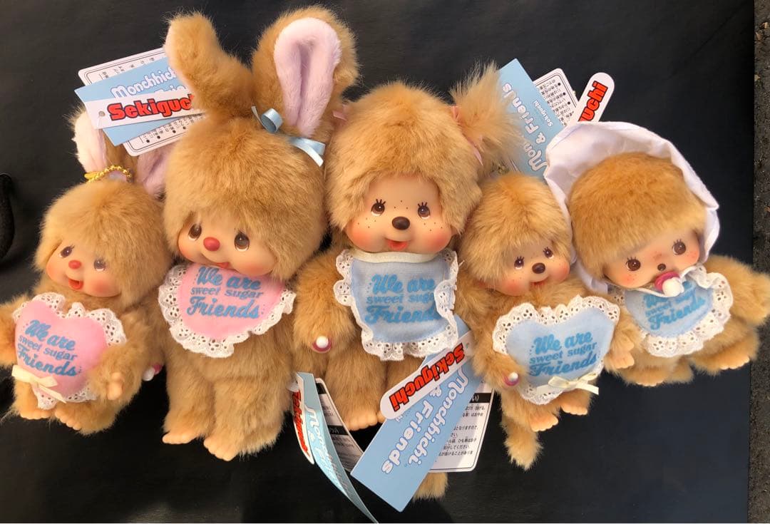 激カワ正規品　新品タグ付　入手困難スィートモンチッチcomplete‼️5set❣️ モンチッチ公式オンラインショップ[Monchhichi official online shop