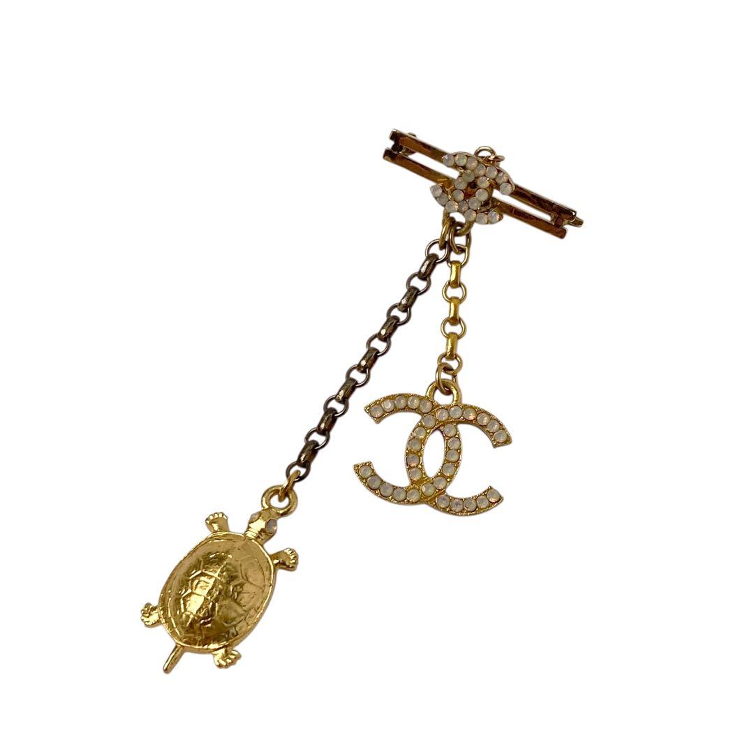 シャネルCHANEL ココマーク 亀 タートル ブローチ 01A 楽天市場】シャネル ブローチ レディース 亀 タートル モチーフ ココ