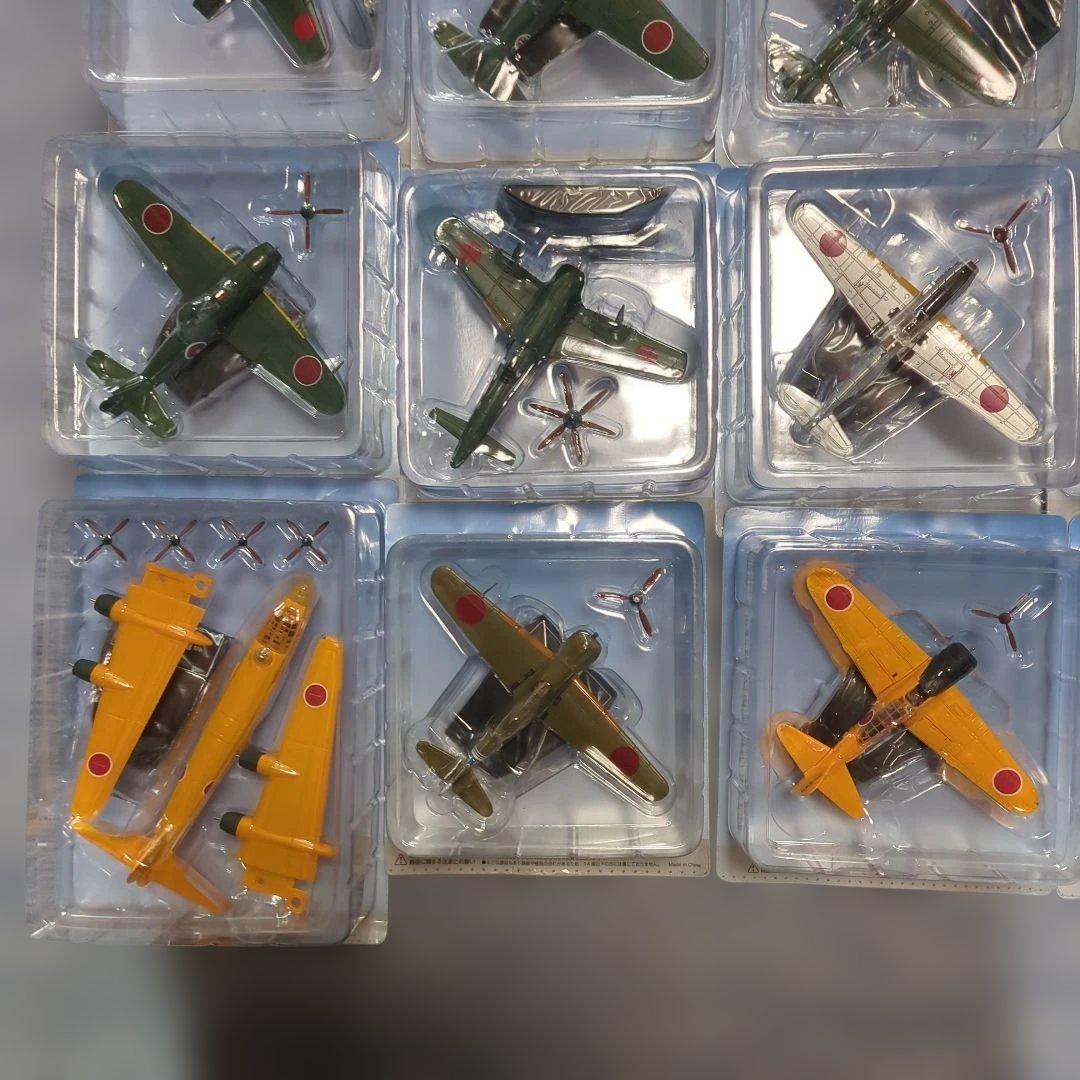 日本陸海軍機大百科 第48号〜69号 新品未開封模型22個セット