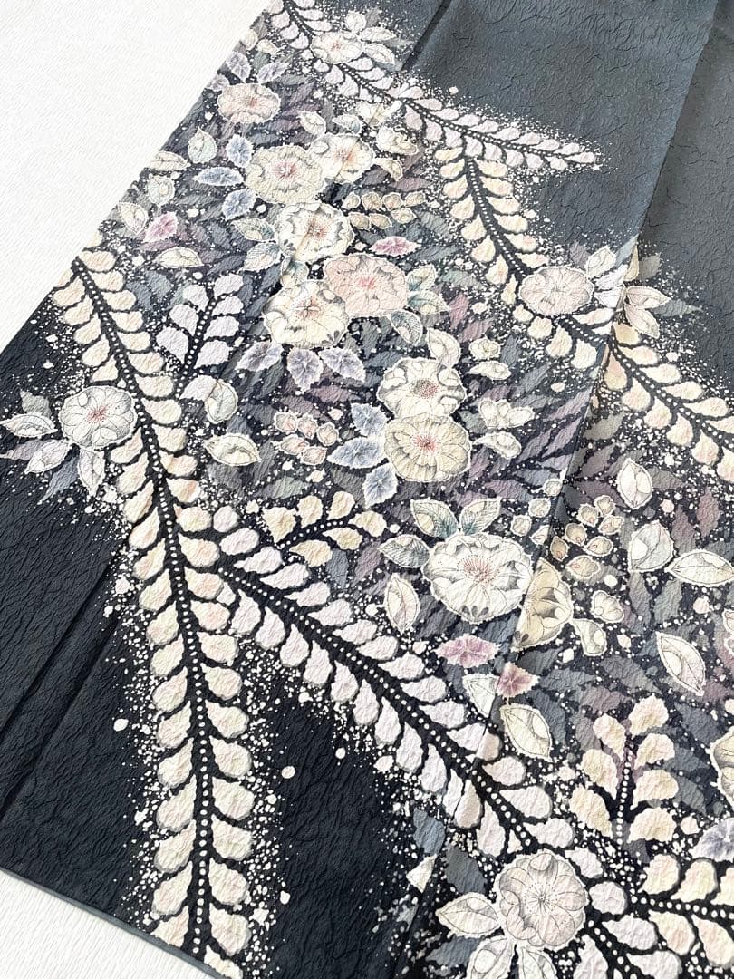 裄長トールサイズ】幻想的な 辻が花 訪問着◇正絹 染め分け - メルカリ