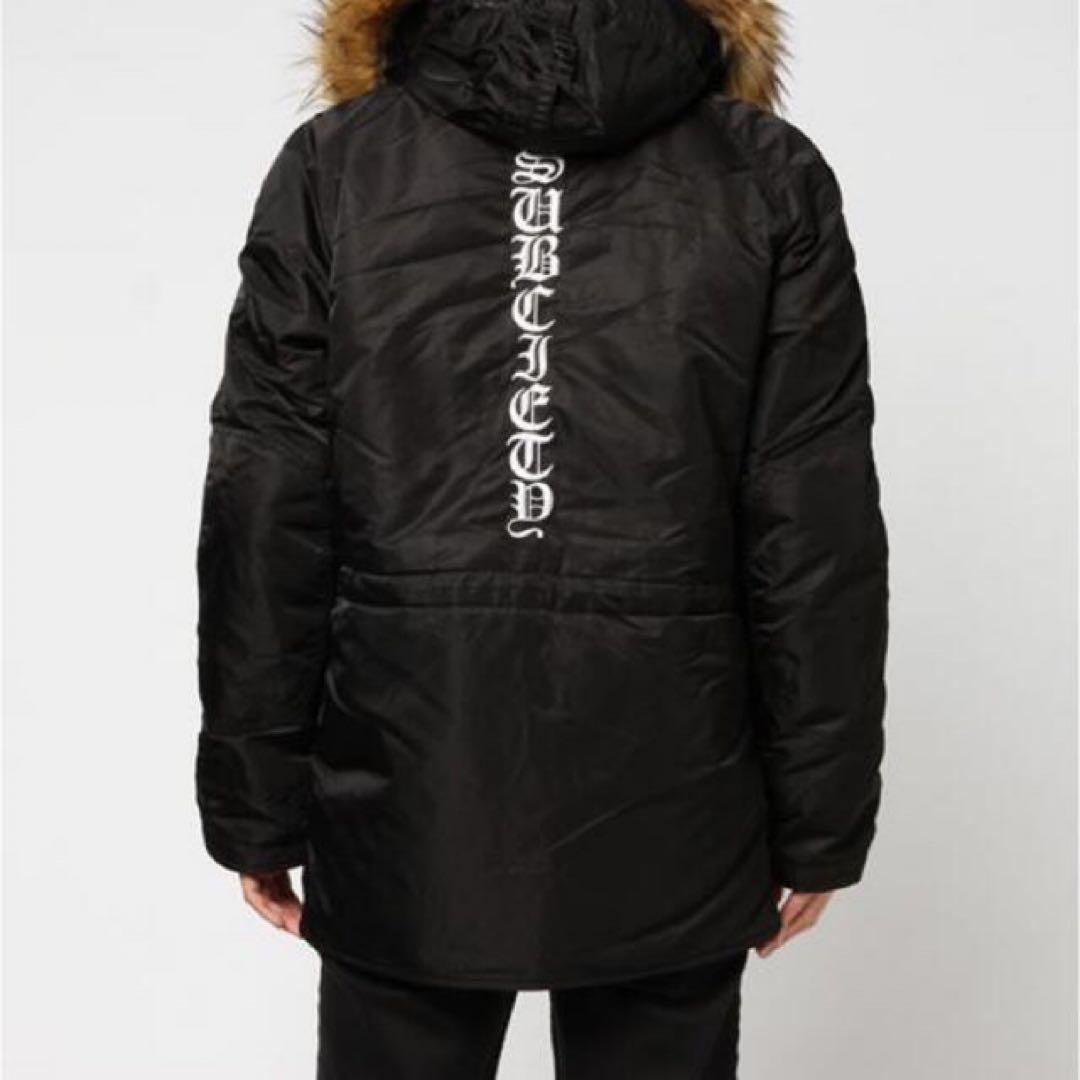 Subciety別注AVIREX N-3BサイズLブラック(MAー1) - メルカリ