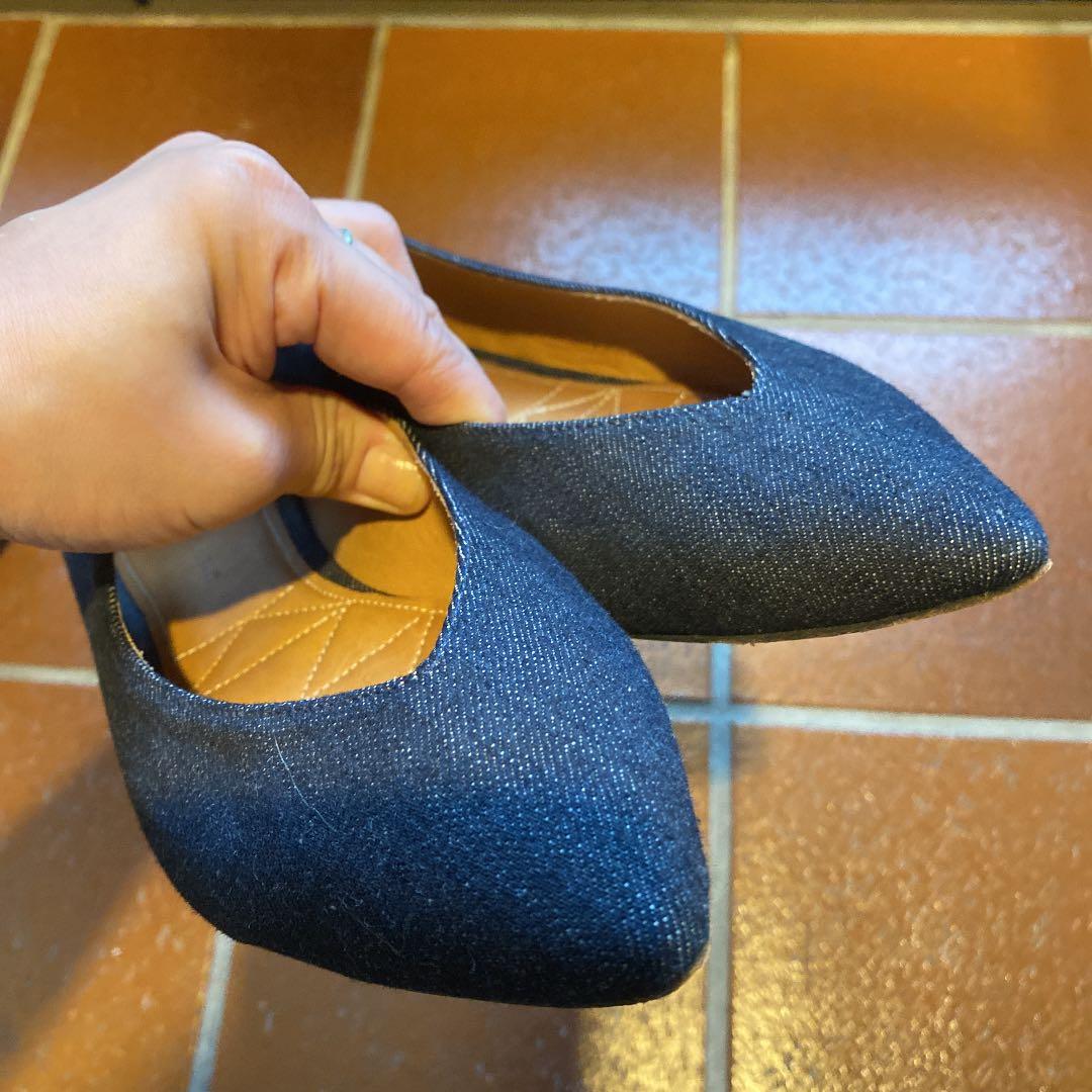 ISABEL MARANT デニムバレエシューズ