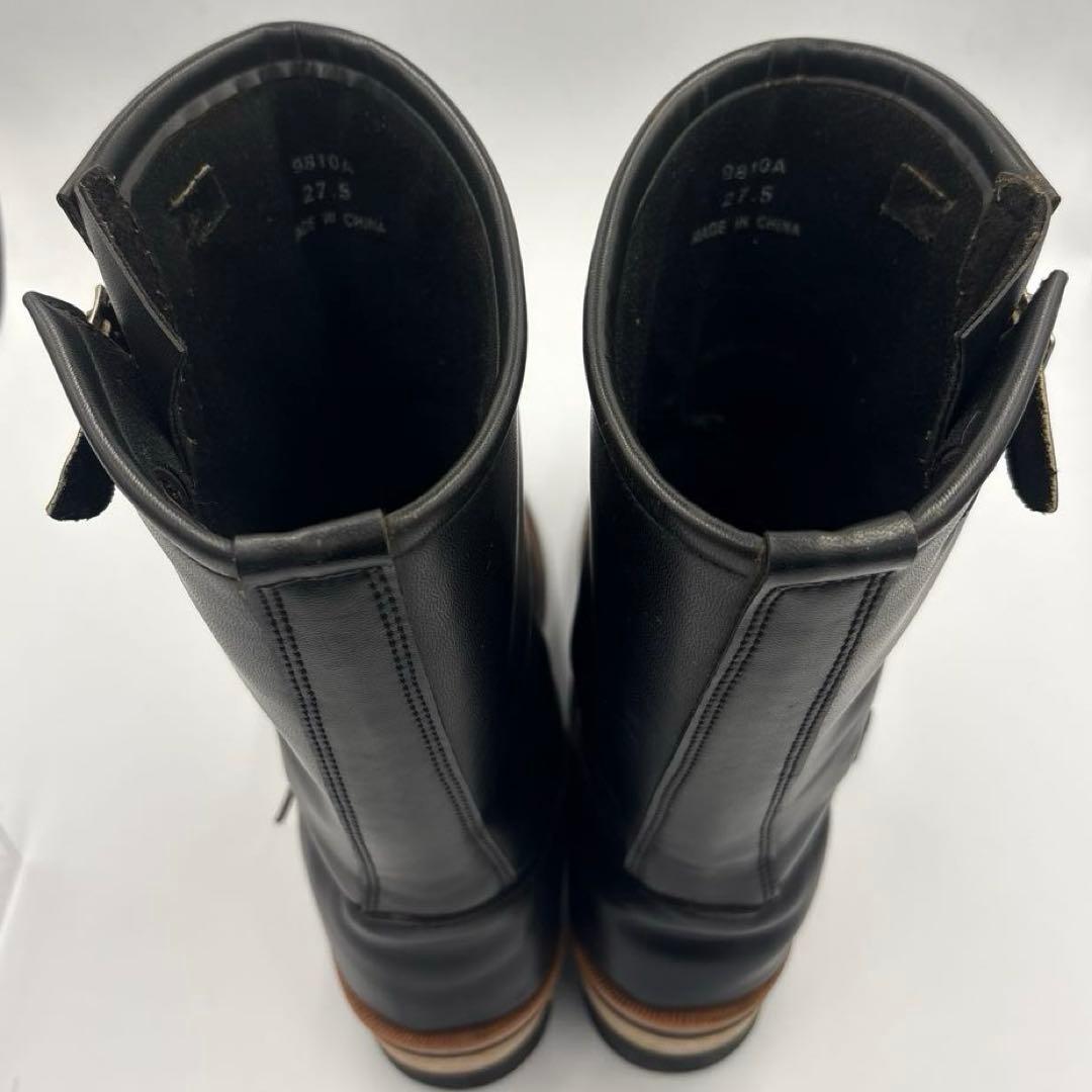 ゴッドアンドブレス エンジニアブーツ【27.5cm】ブラック スチールトゥ