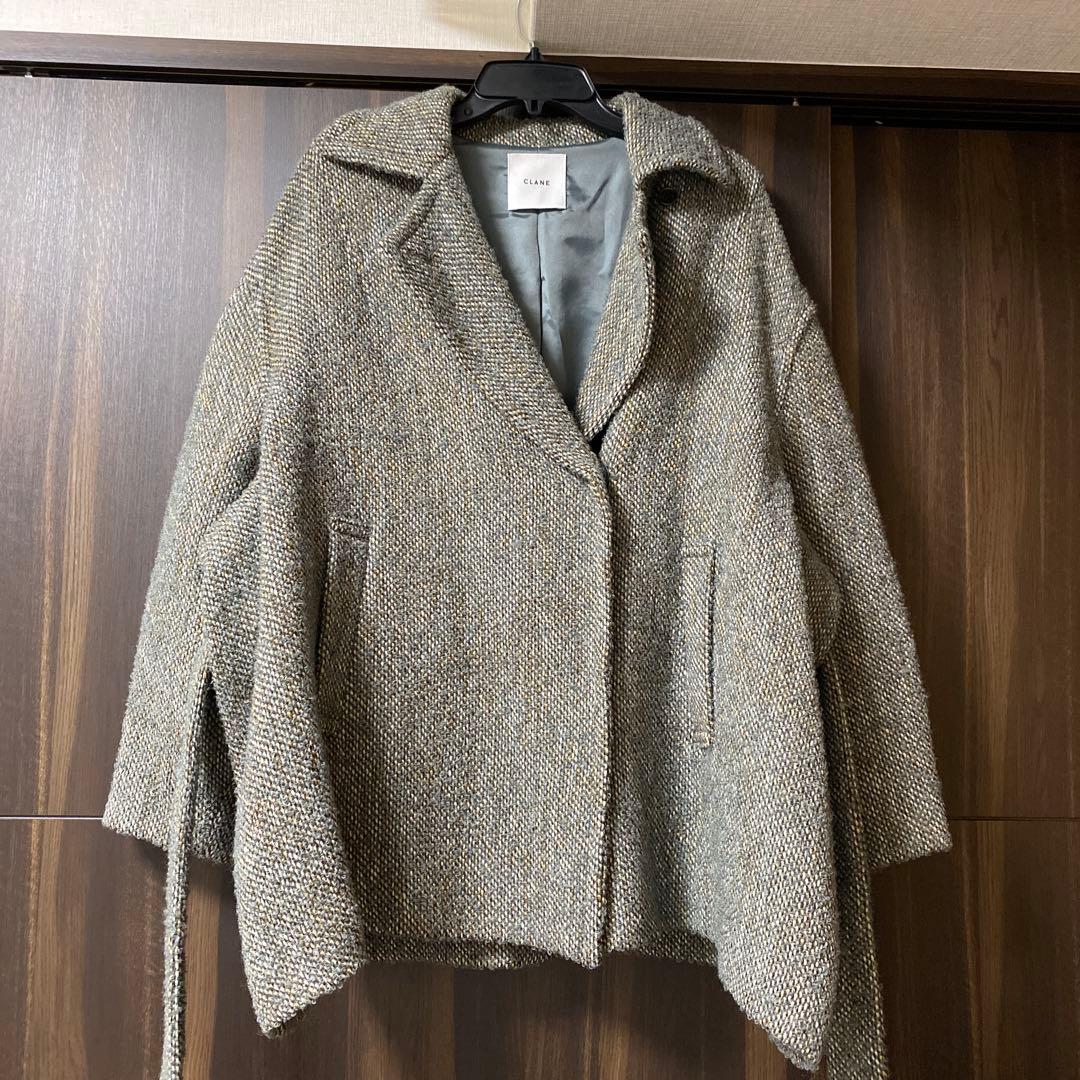 skxm2 様専用】CLANE ウールコート サイズ1 ベルト付き - メルカリ