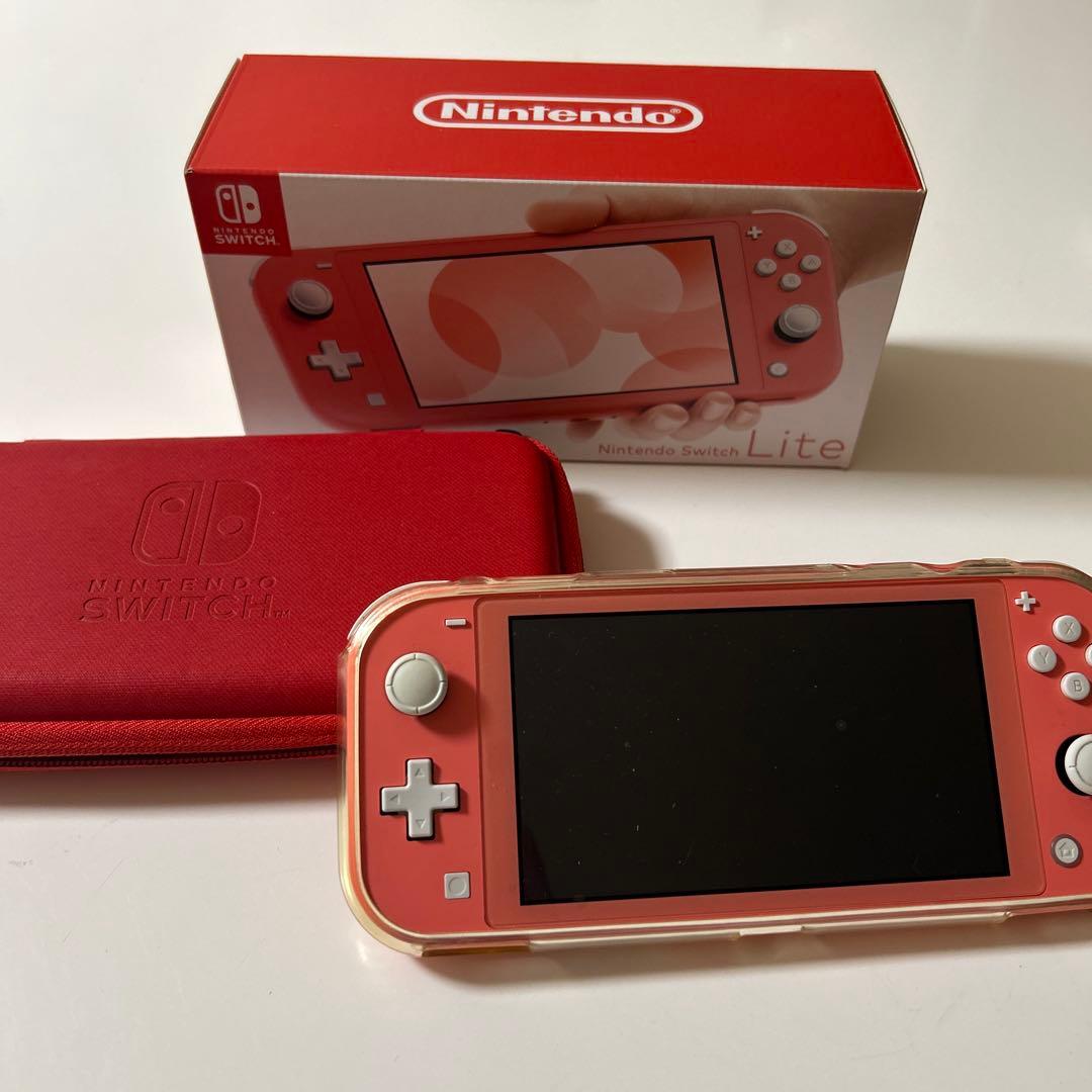Nintendo Switch Lite ピンク 本体のみ　箱、ケース付き Console Nintendo Switch Lite - Coral | Amazon.com.br