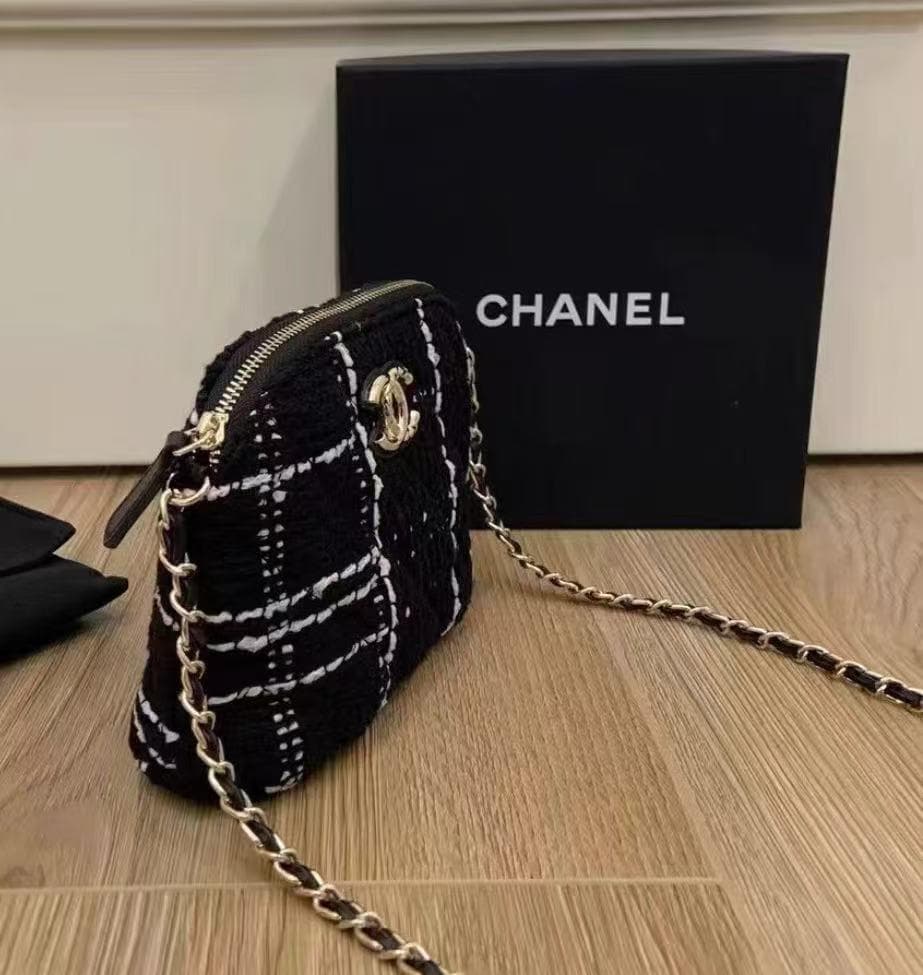 ♡VIP顧客限定♡非売品 ツイード チェック柄 ショルダーバッグ 箱付き