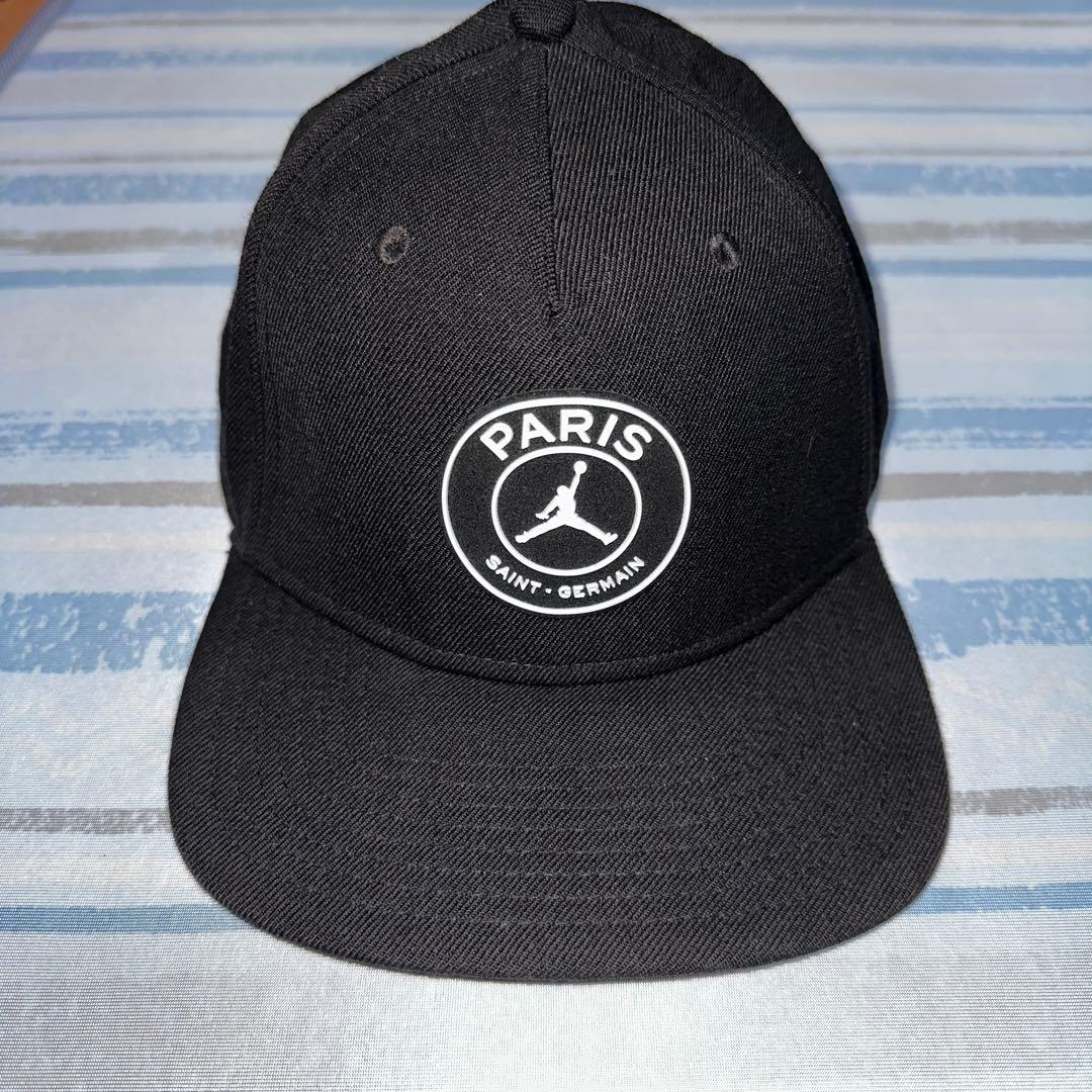 ナイキ ジョーダンPARIS ジャンプマンロゴ ブラックキャップ - メルカリ