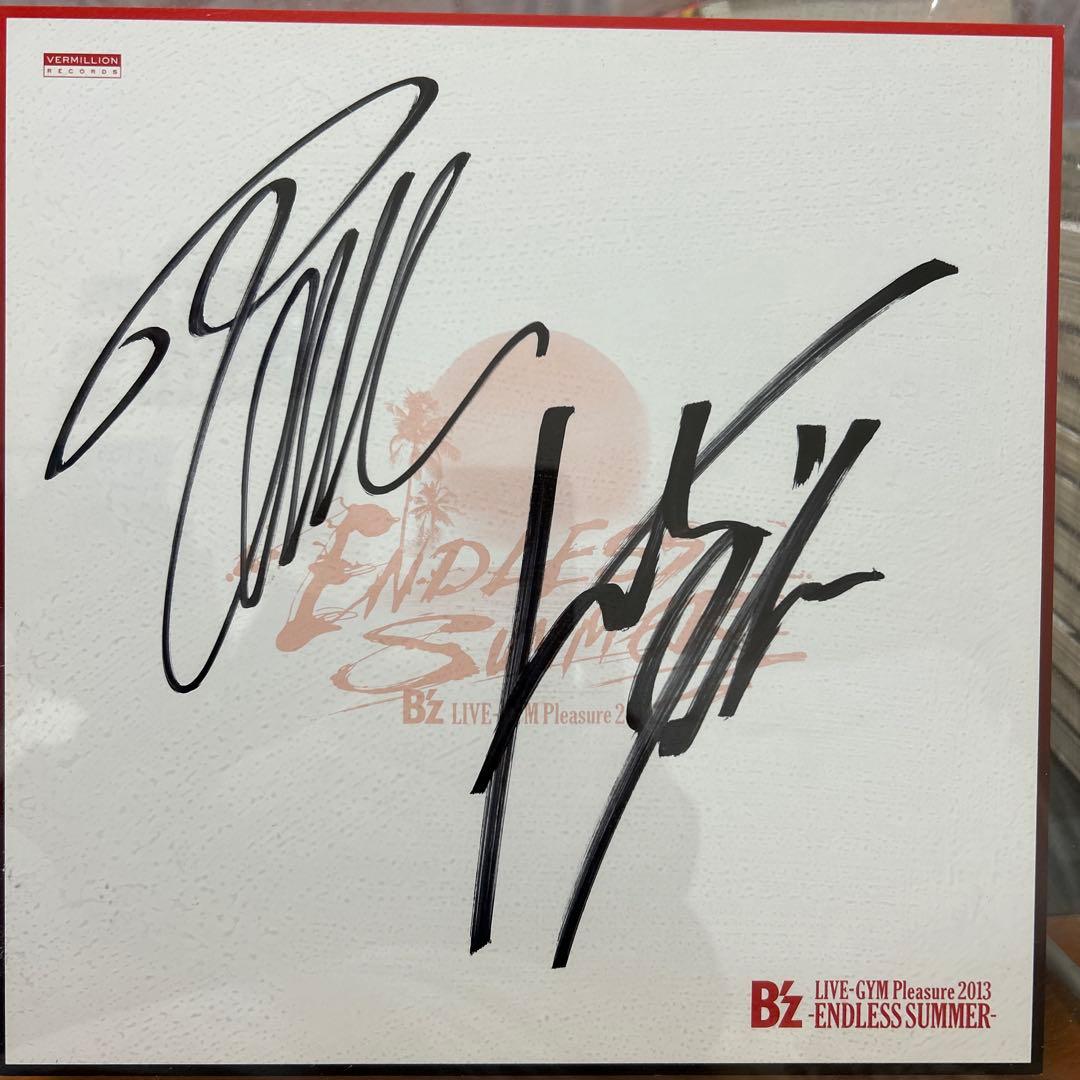 B'z 稲葉浩志、松本孝弘、直筆サイン