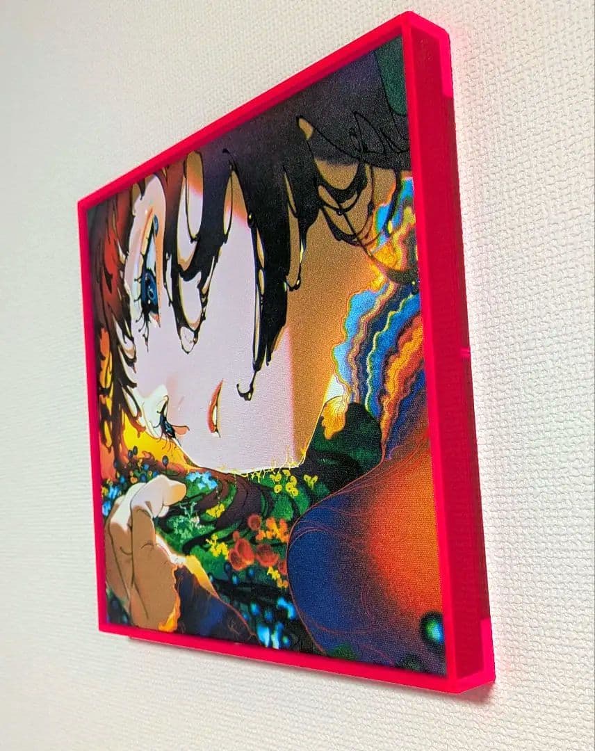 米山舞EGO展キャンバスアートMELT 直筆サインシリアルNo.入り - メルカリ