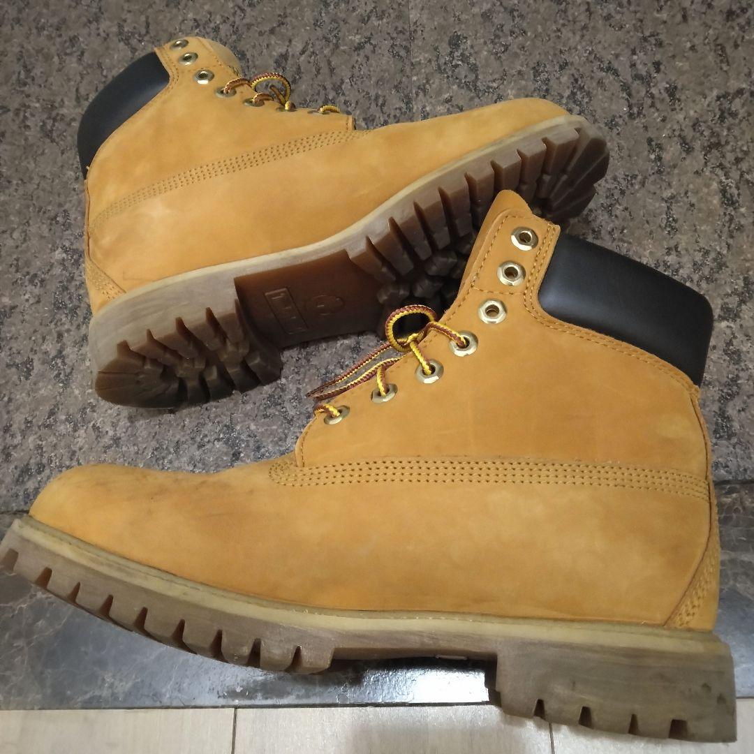 美品】ティンバーランド 6インチプレミアムブーツ ウォータープルーフ