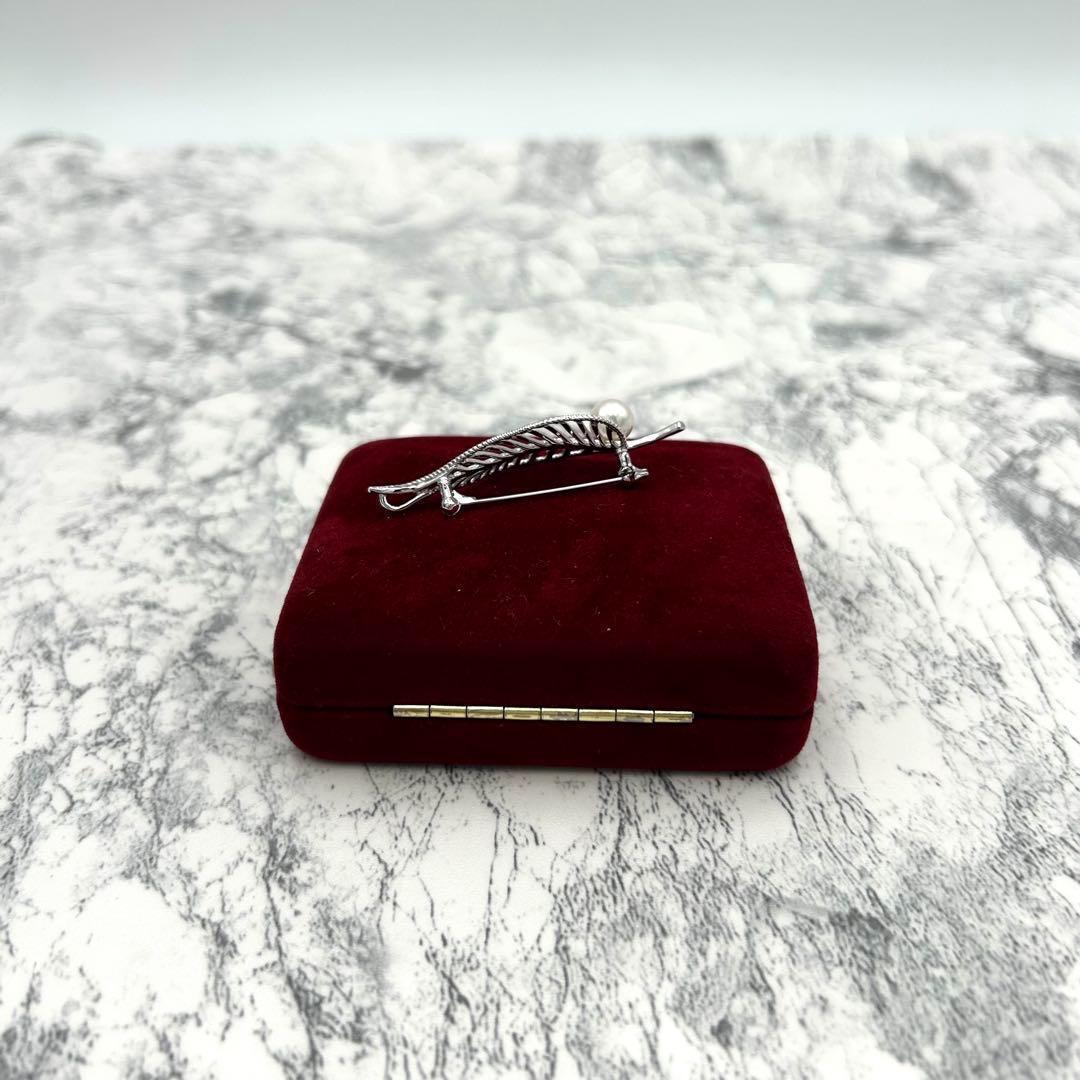 新品 未使用品✨ ミキモト ブローチ　本真珠　パール　大粒　7.3mm