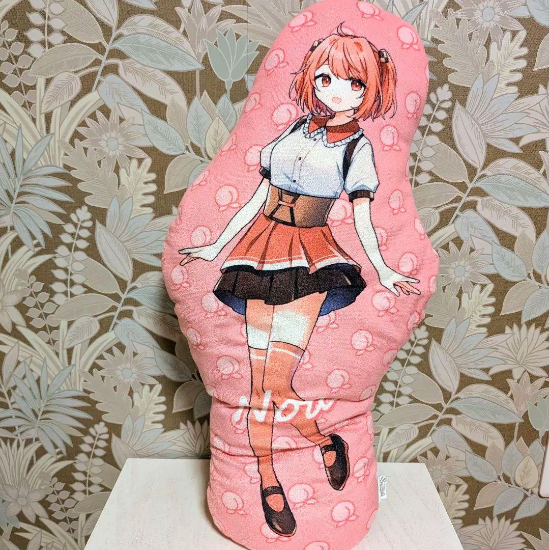 カラフルピーチ のあ ダイカットクッション 抱き枕 全身 クッション