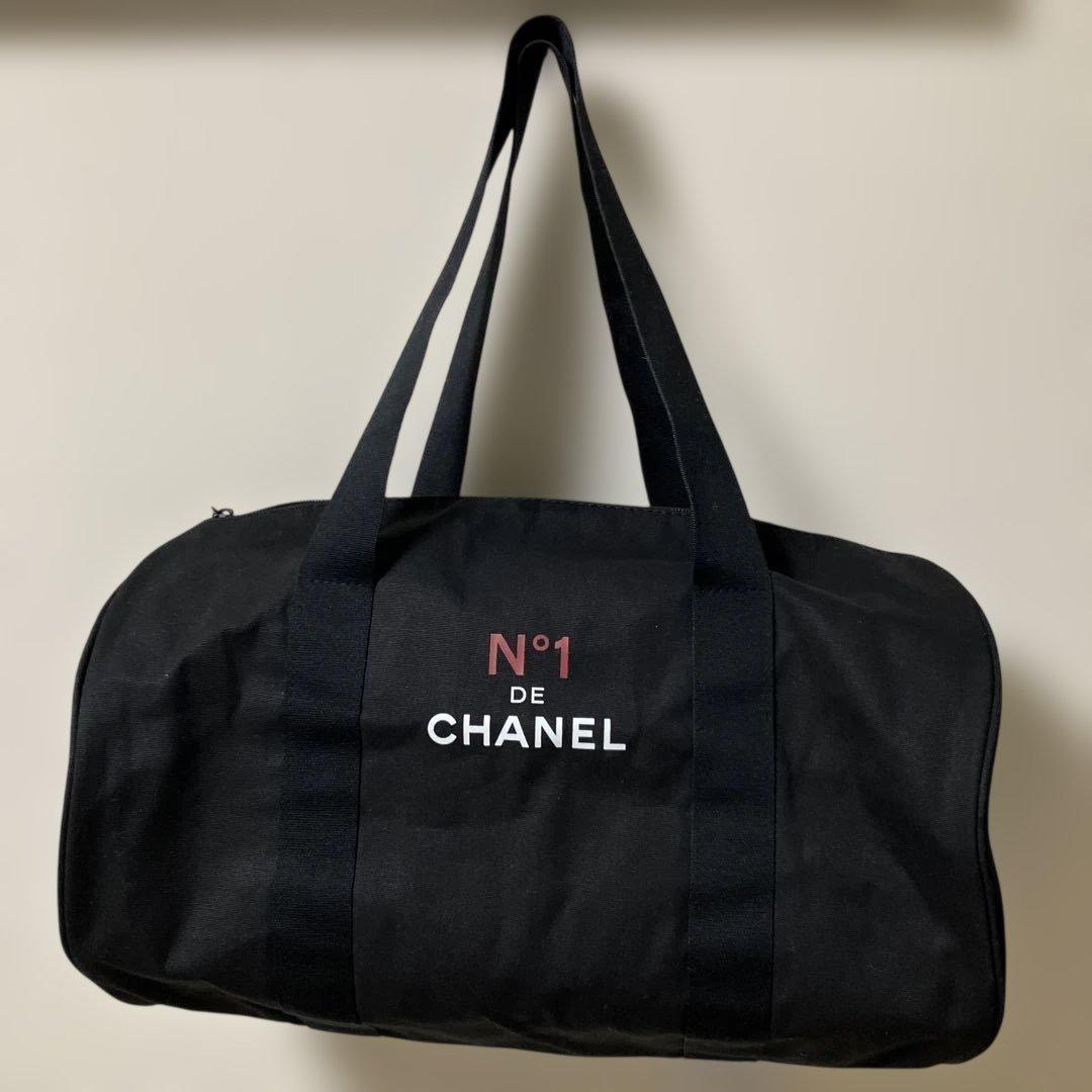 非売品】CHANEL N°1 シャネル ノベルティキャンバス ボストンバッグ