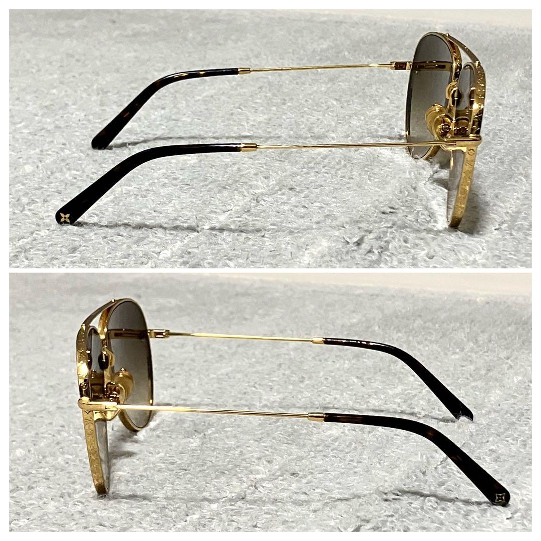 新作完売モデル！ルイヴィトン［サングラス］LVパイロット ダブル