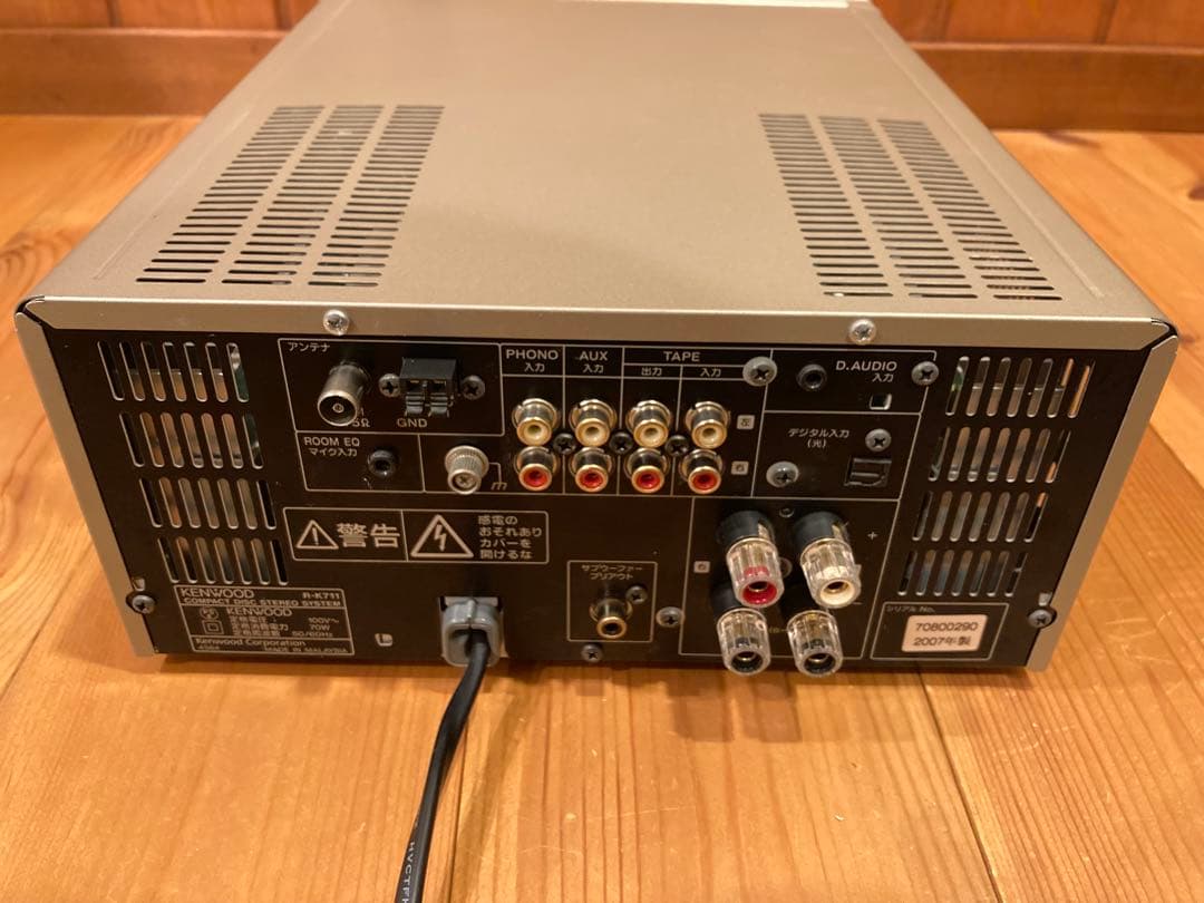 美品】KENWOOD R-K711 CDミニコンポ アンプ - メルカリ