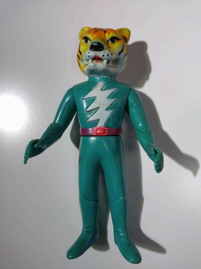 ブルマァク☆鉄人タイガーセブン☆1970年代の希少ソフビフィギュア☆約13cm ブルマァク☆鉄人タイガーセブン☆1970年代の希少ソフビフィギュア☆約13cm
