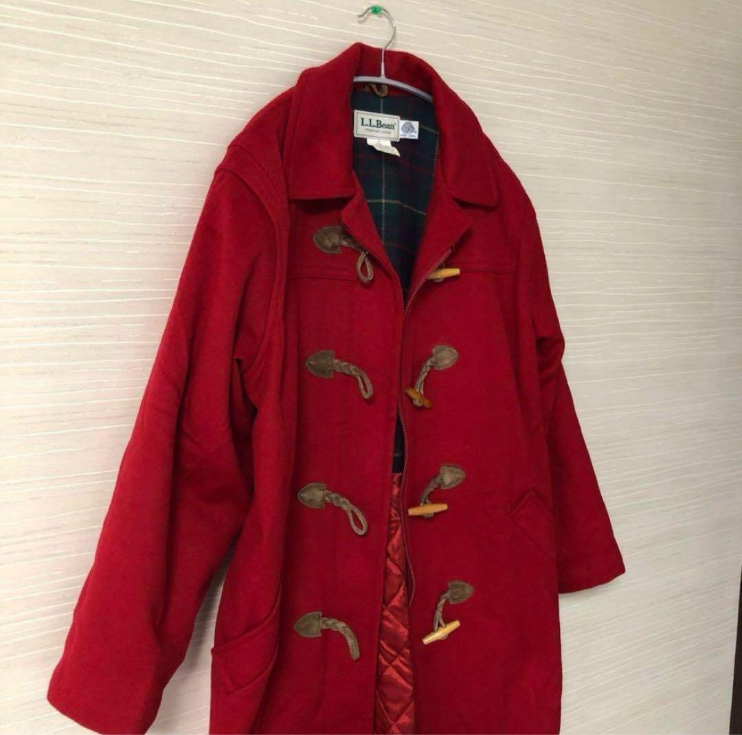 L.L.Bean ダッフルコート USA製 80-90s レッド