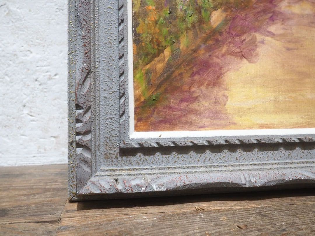 1299 レトロな額縁 F15 アートフレーム 油彩 水彩 画材 ビンテージ