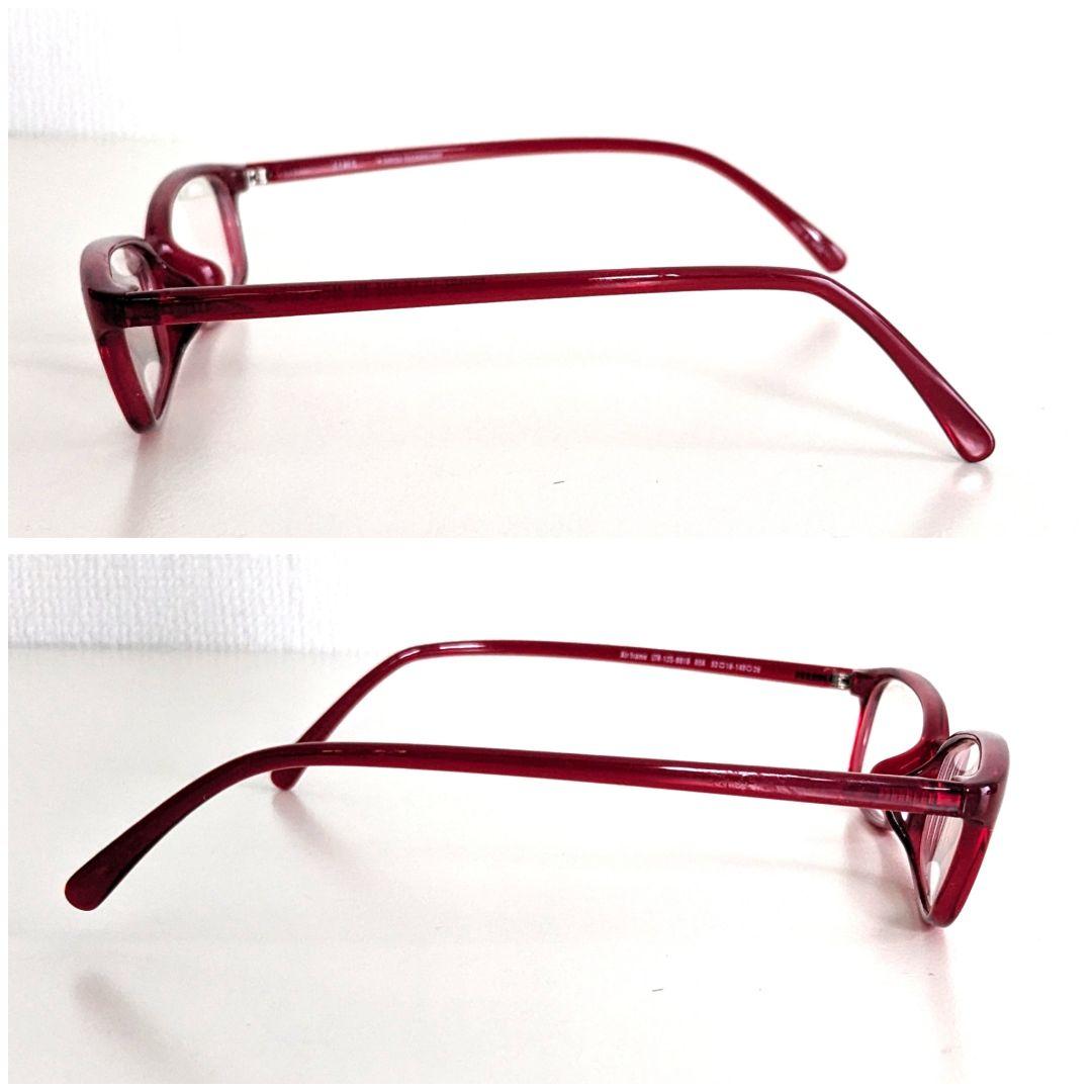 良品☆JINS ジンズ メガネ 眼鏡 レッド ボルドー 赤 Air frame - メルカリ