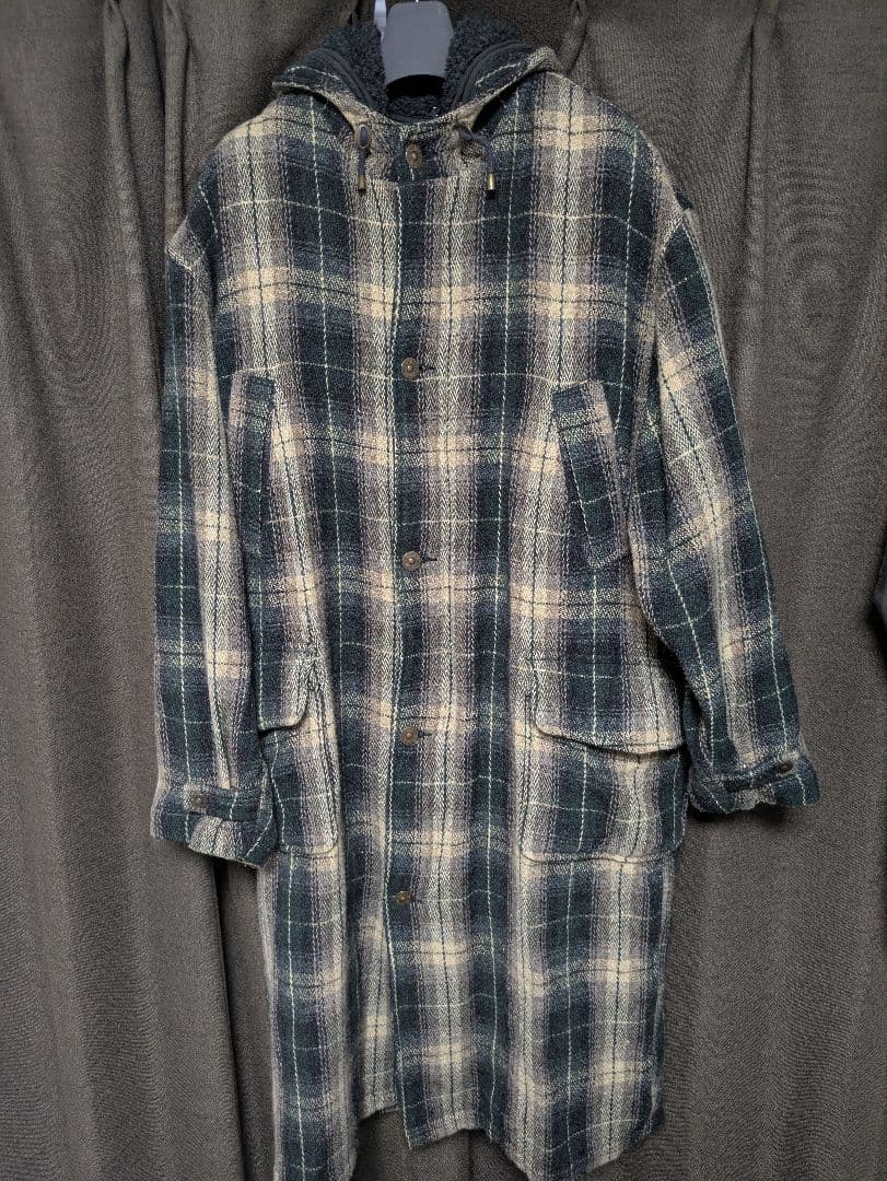 Timberland オンブレチェック ウール モッズコート 90s - メルカリ