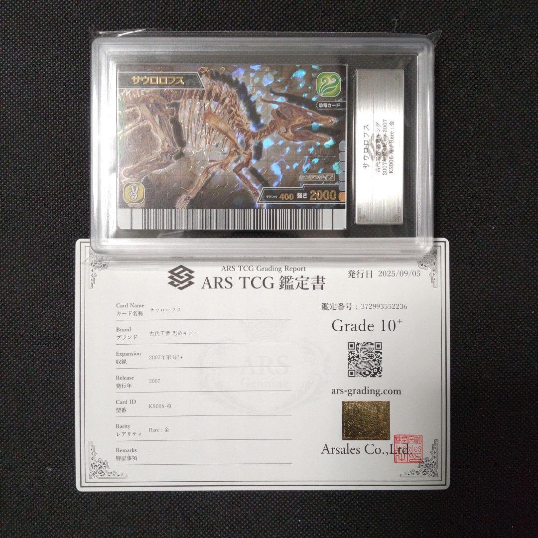 サウロロフス 化石 恐竜キング 2007 第4紀＋ ARS10＋ PSA10以上 Amazon.co.jp: 恐竜キング サウロロフス 化石カード : おもちゃ
