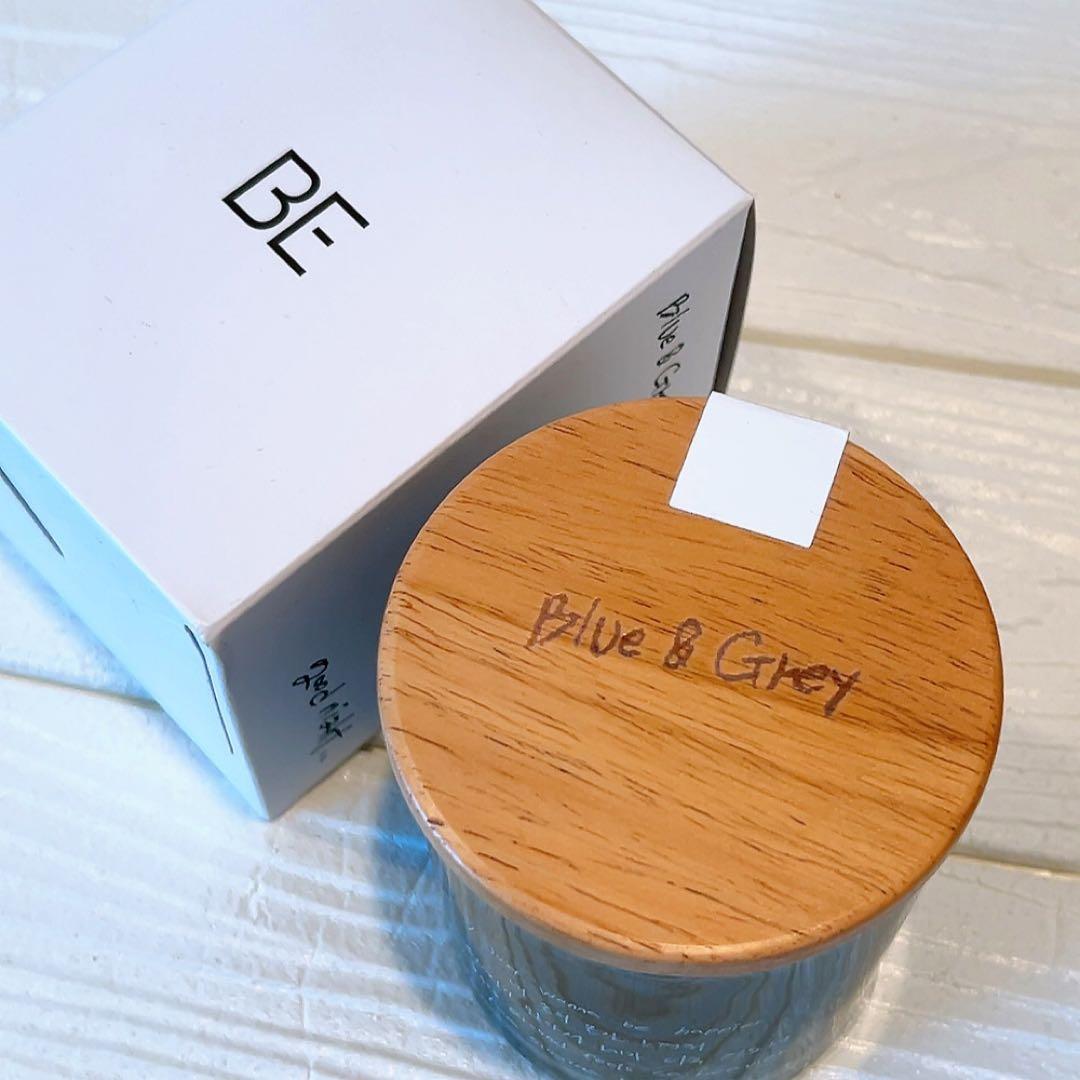 新品未使用 BTS V テテ BE Blue&Grey アロマキャンドル - メルカリ