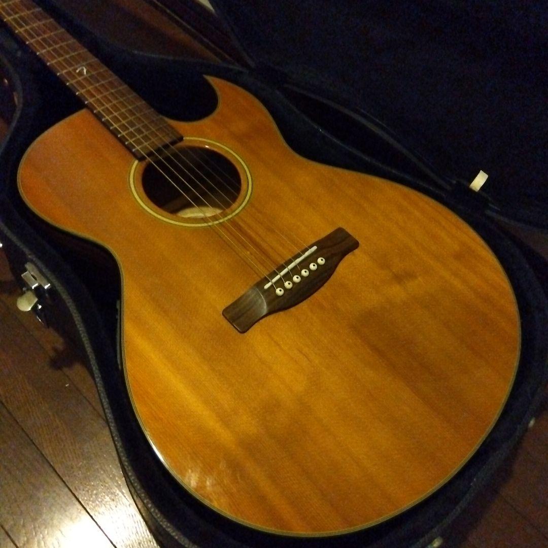 Fender GDC200 エレアコ サイドバックの木目がカッコいいギターです。